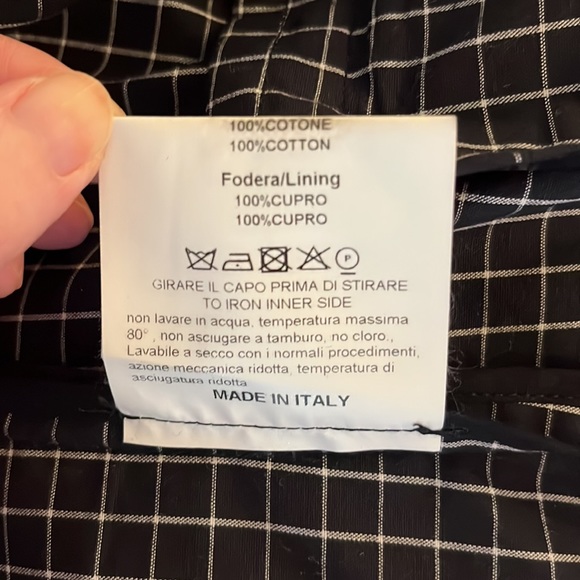 Golden Goose Deluxe Brand Blazer in Black & White Windowpane Print - Picture 8 of 8